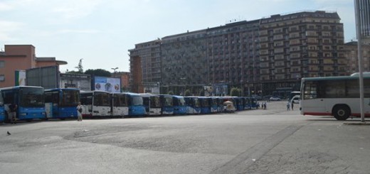 autobus parcheggiati